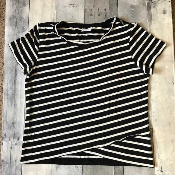 CAbi Tops - Cabi Grazie #5059 Crop Top Black & White - 670